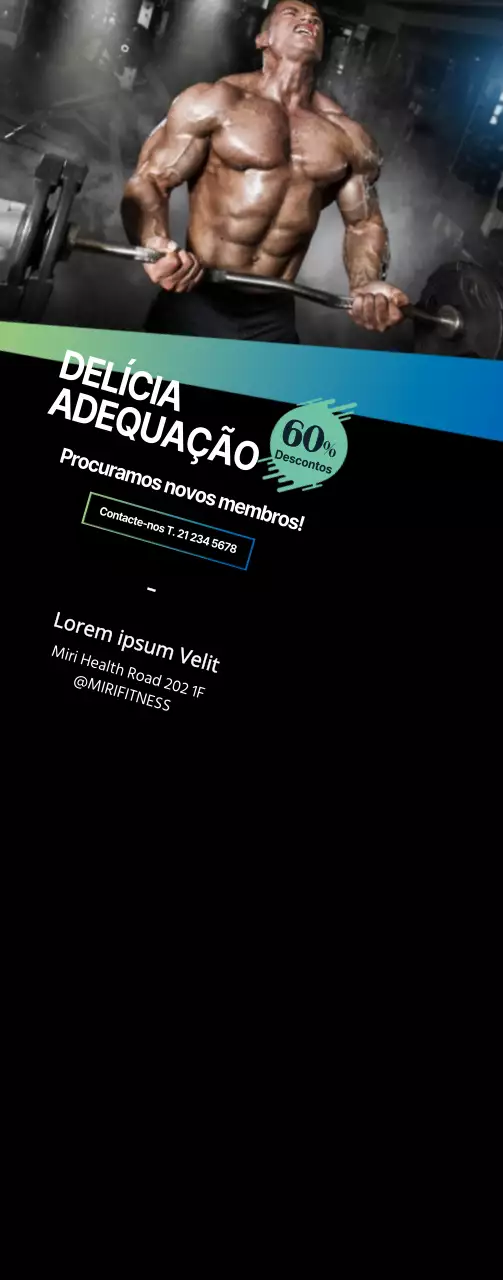 Estilo simples em verde lima e azul para recrutar e promover novos membros para a Diet Petite Shop