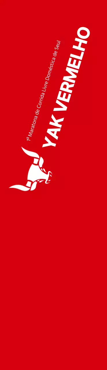 Estilo limpo a vermelho e branco para informação e promoção da maratona