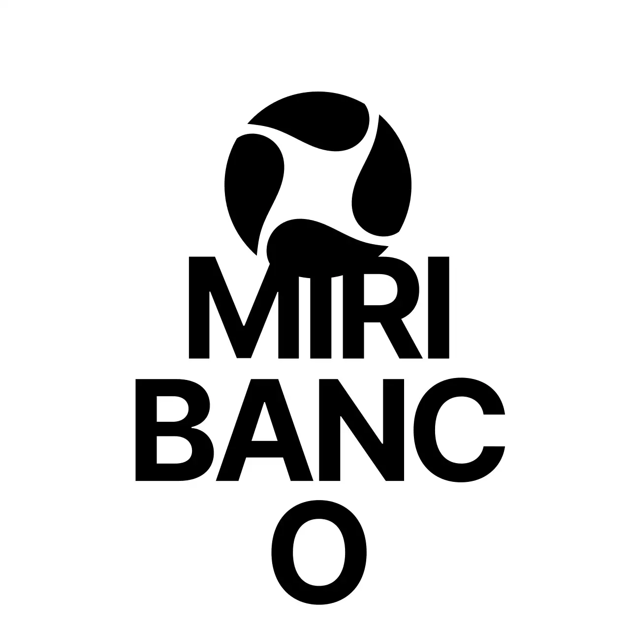 Promocional com um simples logótipo do banco