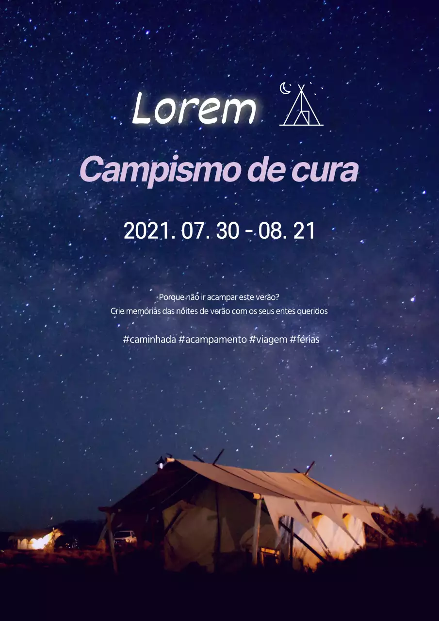 Um guia para uma viagem de campismo de cura limpa, branca e roxa