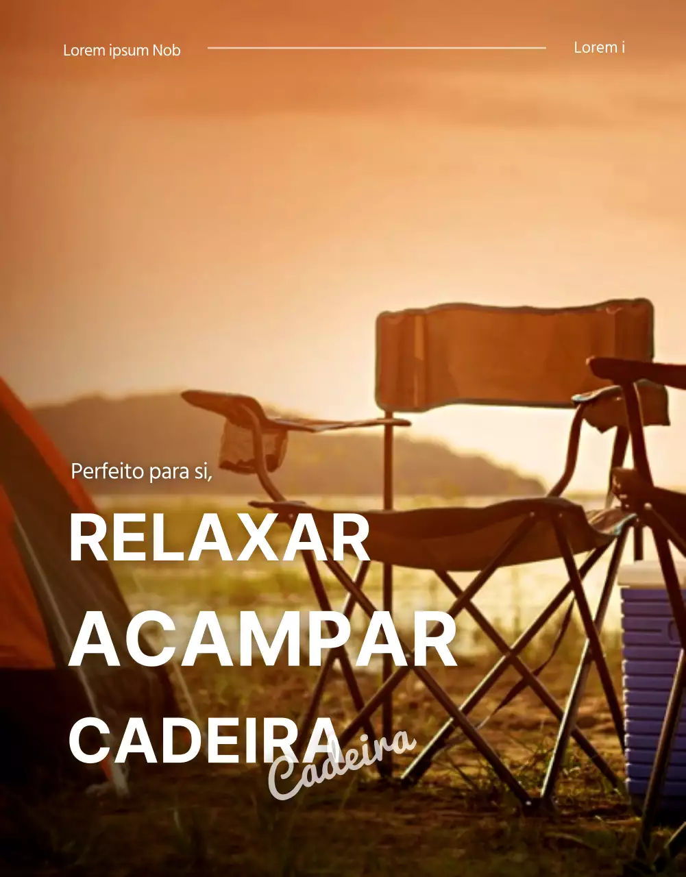 Como vender produtos de campismo com um conceito emocional