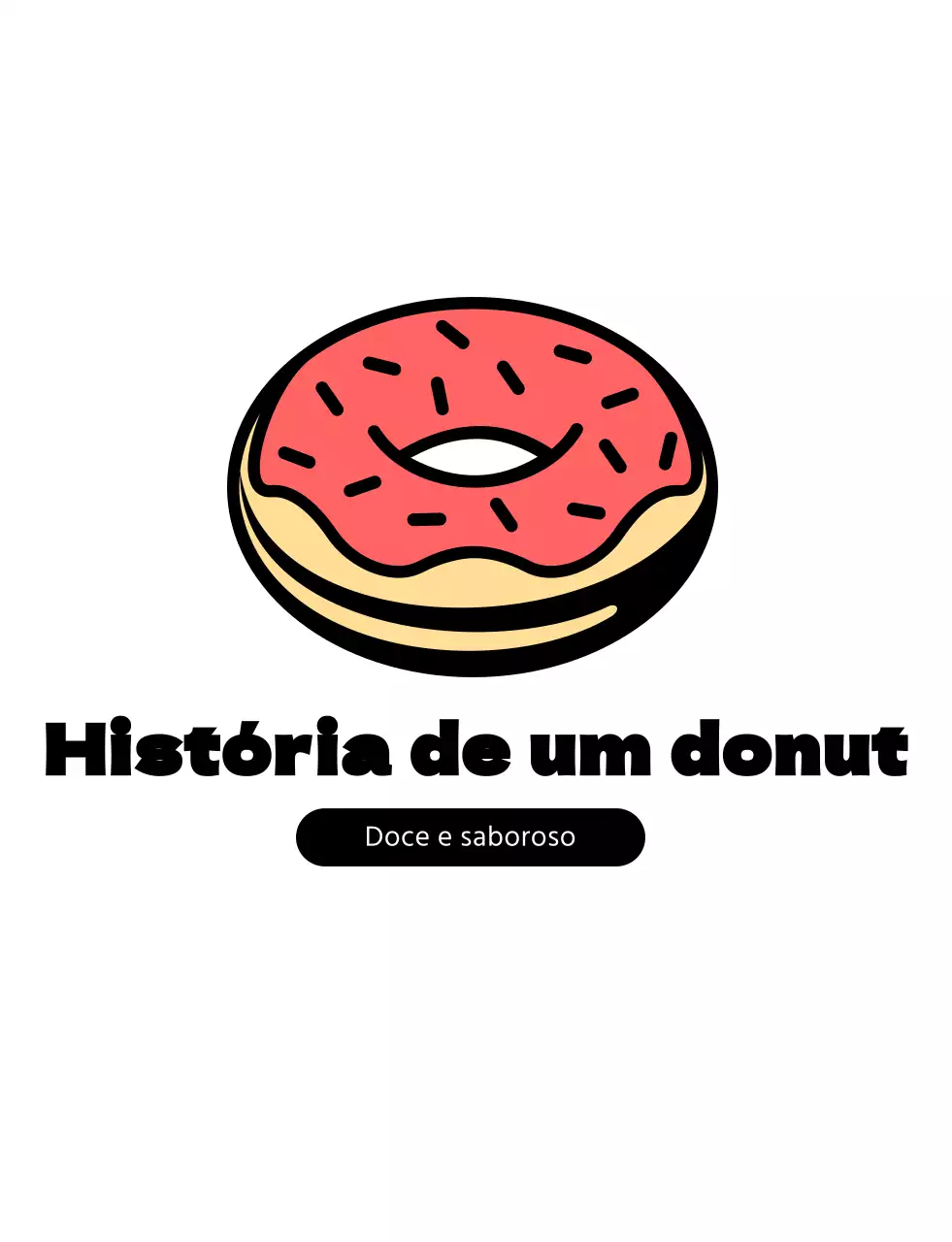 T-shirt da loja de donuts