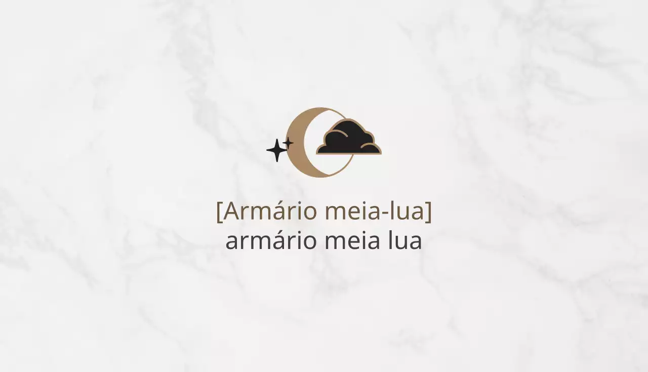 Armário de meia-lua