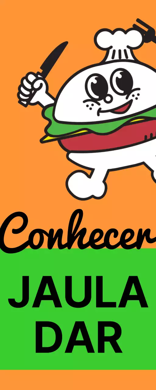Sinalética única na loja com texto colorido e multicolorido de Meal Burger e personagens engraçadas de hambúrgueres