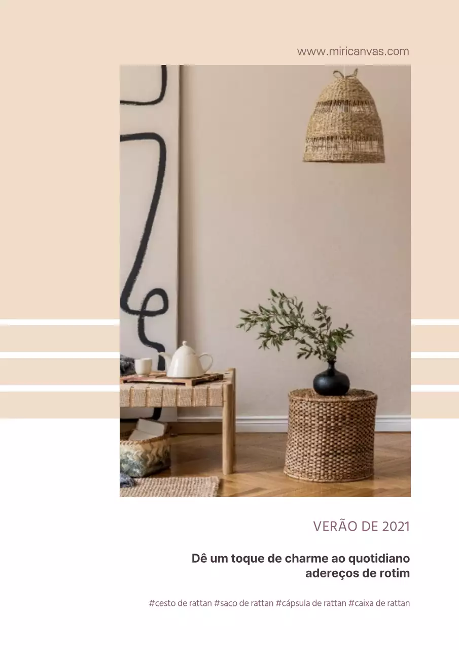 Rattan Summer Trent Promova uma aula de confeção de adereços sentimentais