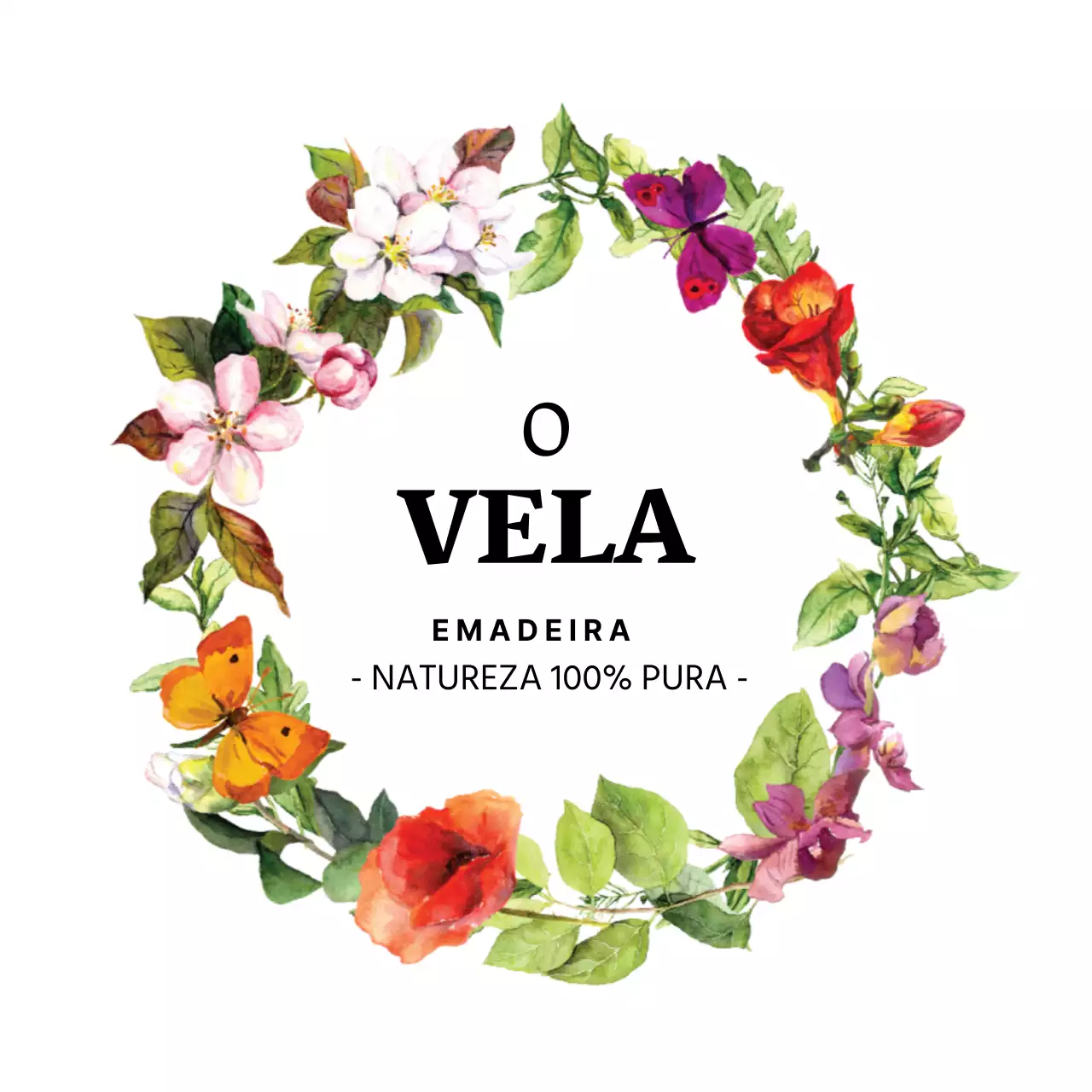 Vela de flores