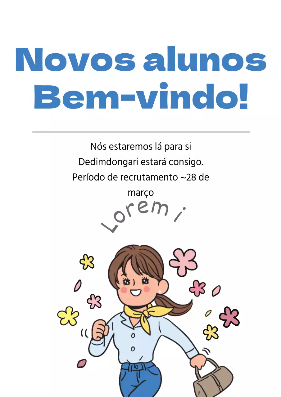 Recrutamento de novos alunos