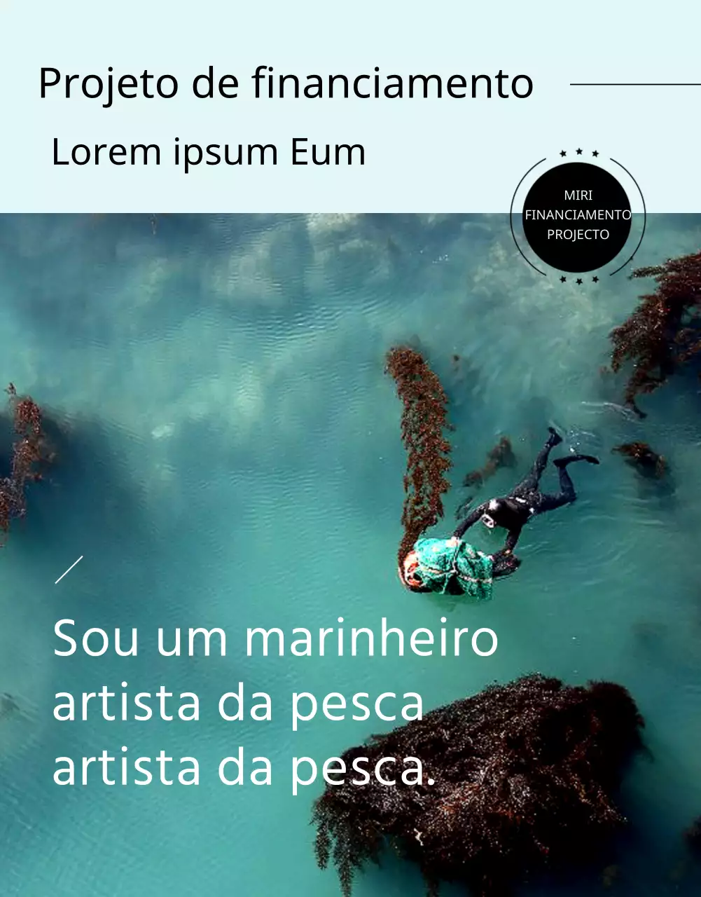 Um projeto azul e simples de financiamento da cultura haenyeo e do peixe salgado