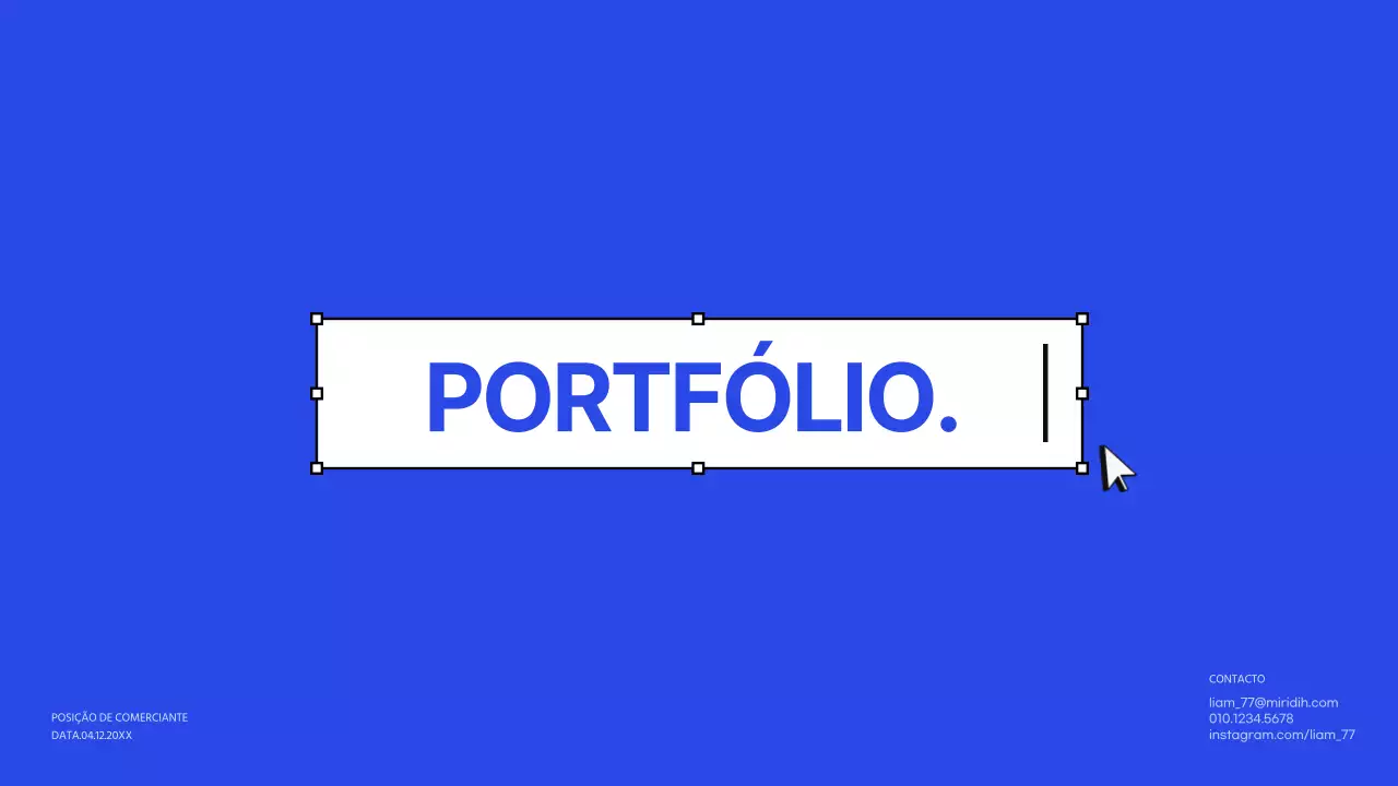 Carteira de trabalho azul e simples
