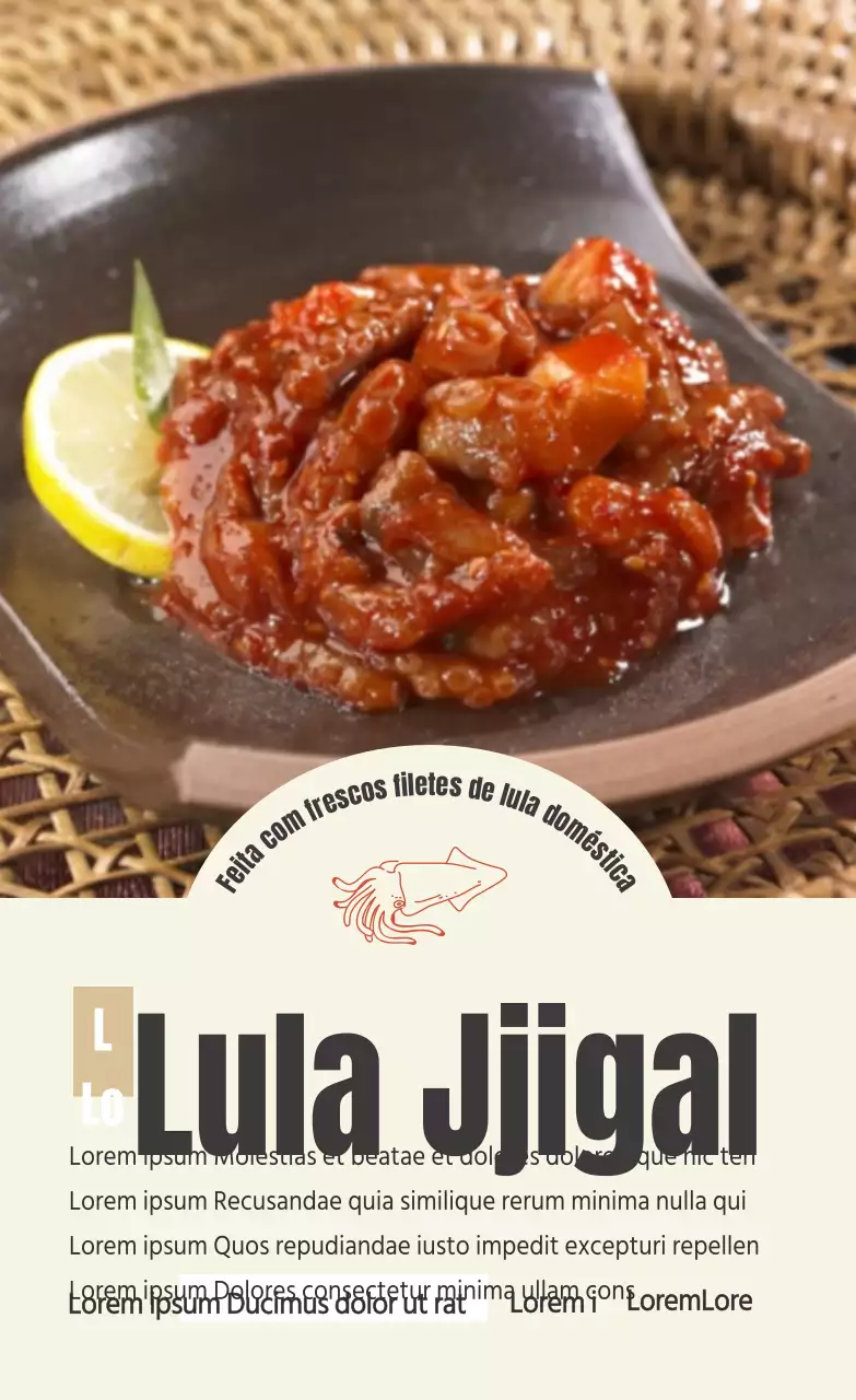 Jjigal de lulas de marisco