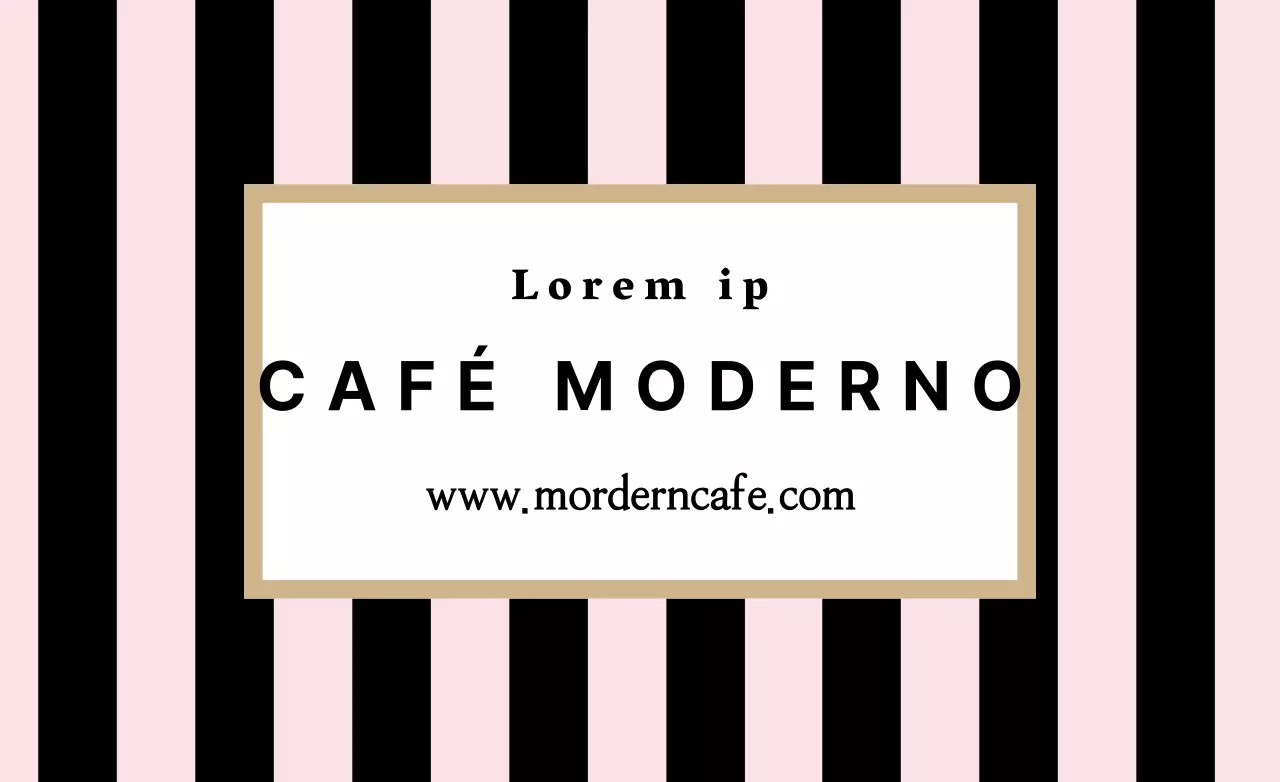 Café moderno