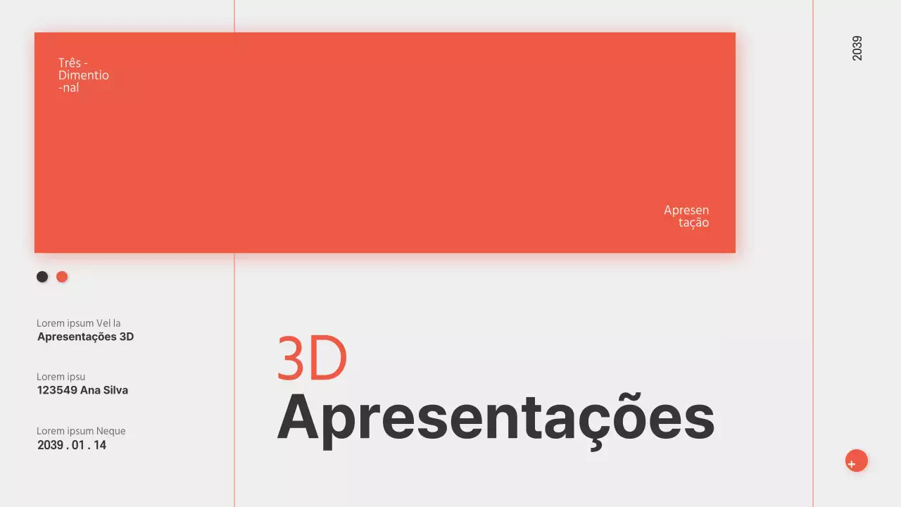 Apresentações tridimensionais