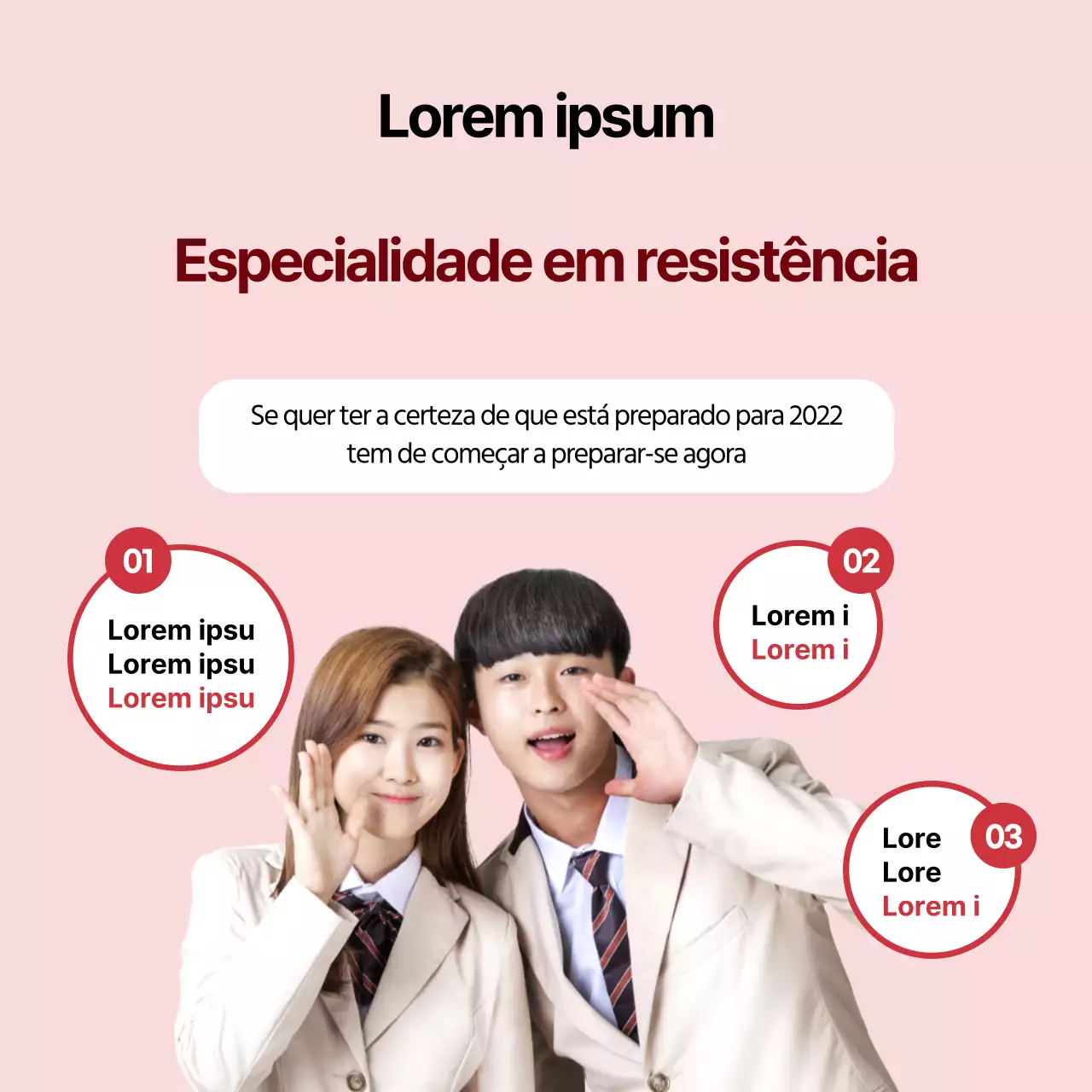 Um tema de treino cor-de-rosa e bordeaux para o novo ano