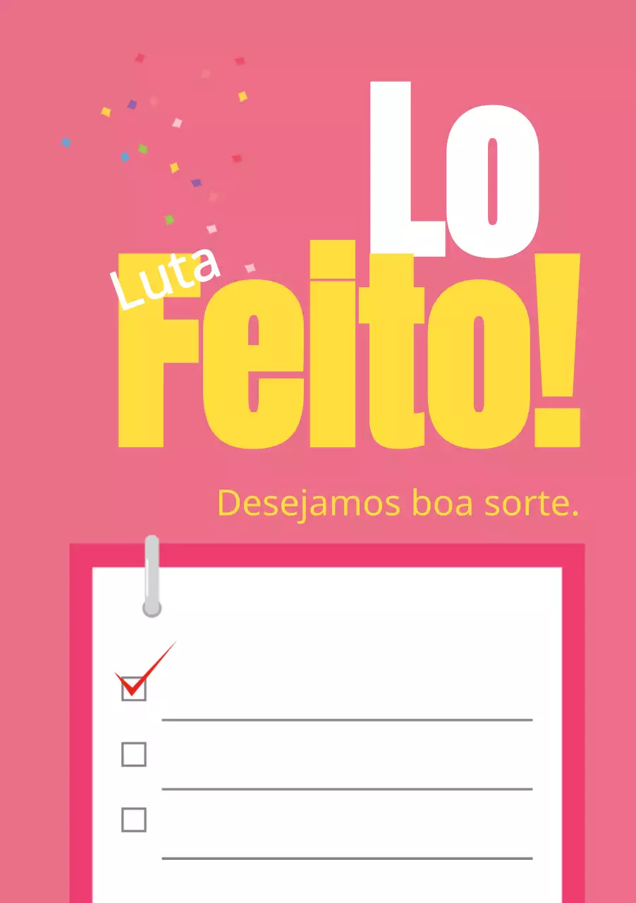 Atingiu o objetivo da ilustração simples cor-de-rosa