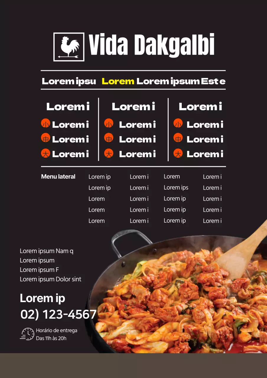 Fotografia a preto e branco Destaque restaurante limpo Menu Ramen