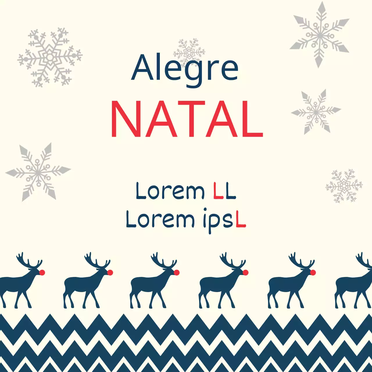 Etiquetas de felicitações de Natal ilustradas em azul marinho e marfim