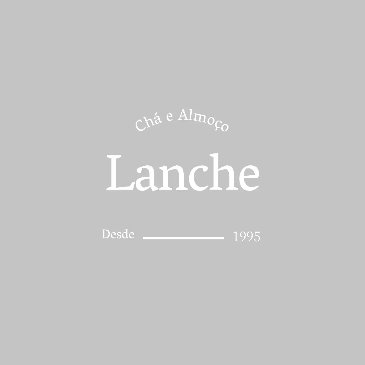 Linhas simples e um logótipo de café claro
