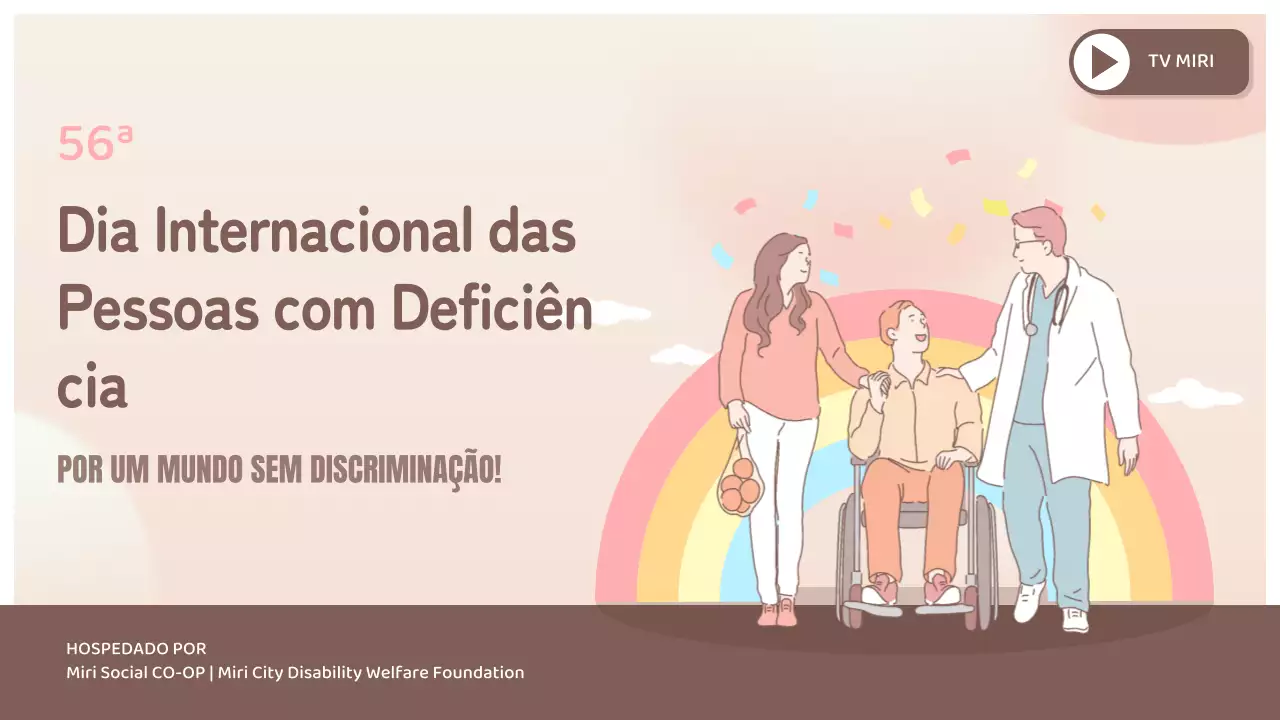 publicidade do dia rosa dos deficientes