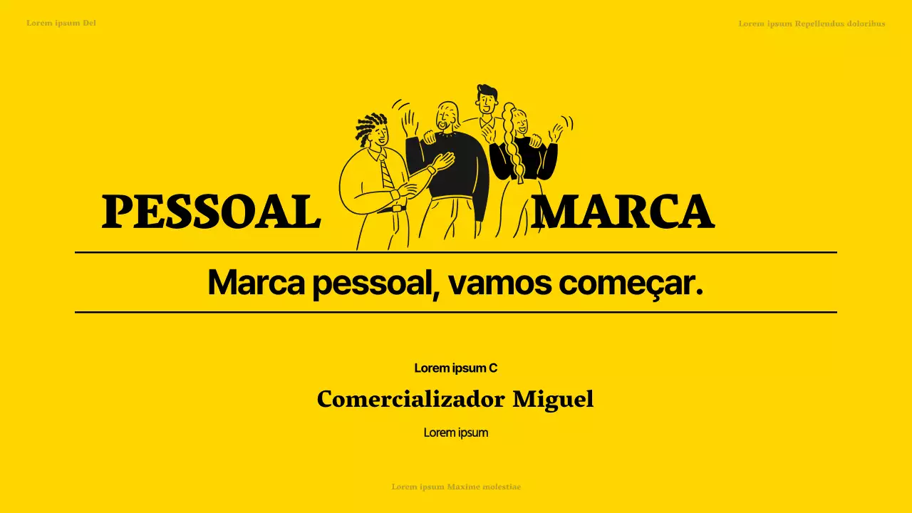 Recursos para a sala de aula em tons de amarelo e cinzento com ilustrações simples
