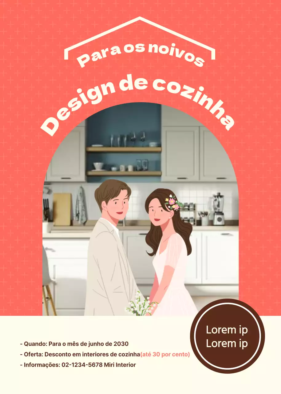 Um evento de cozinha para um casal de recém-casados multicoloridos