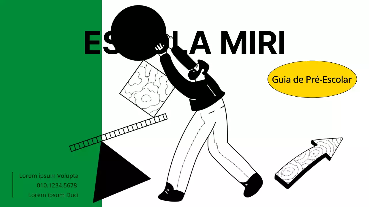 Um folheto simples de introdução à escola verde