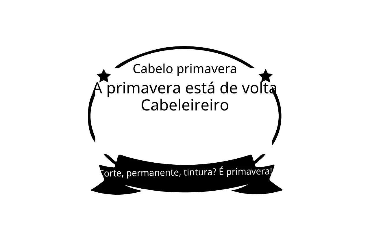 Redescobrir o cabeleireiro de primavera