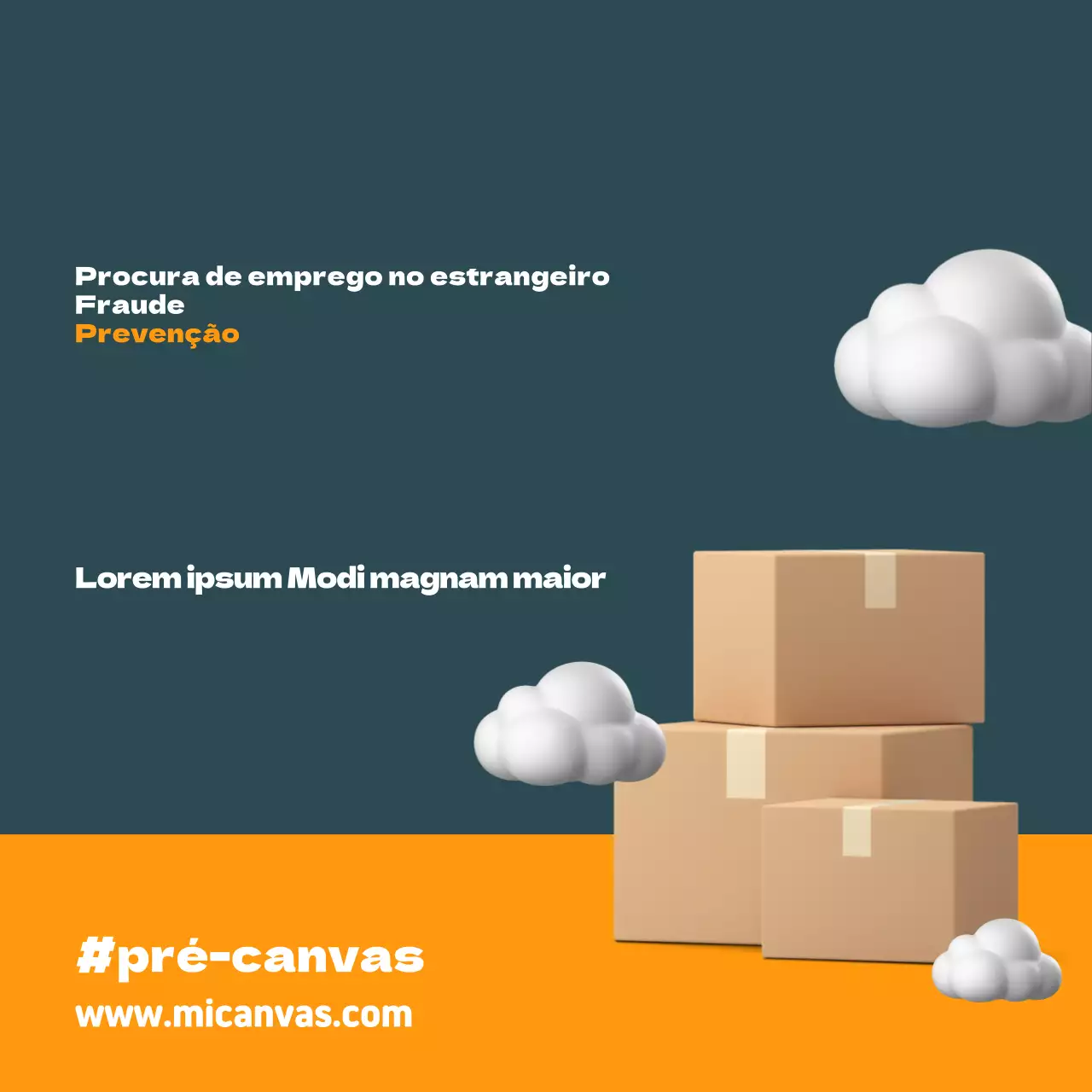 Como evitar ser vítima de esquemas fraudulentos de trabalho a partir de casa no estrangeiro em verde e laranja CardNews