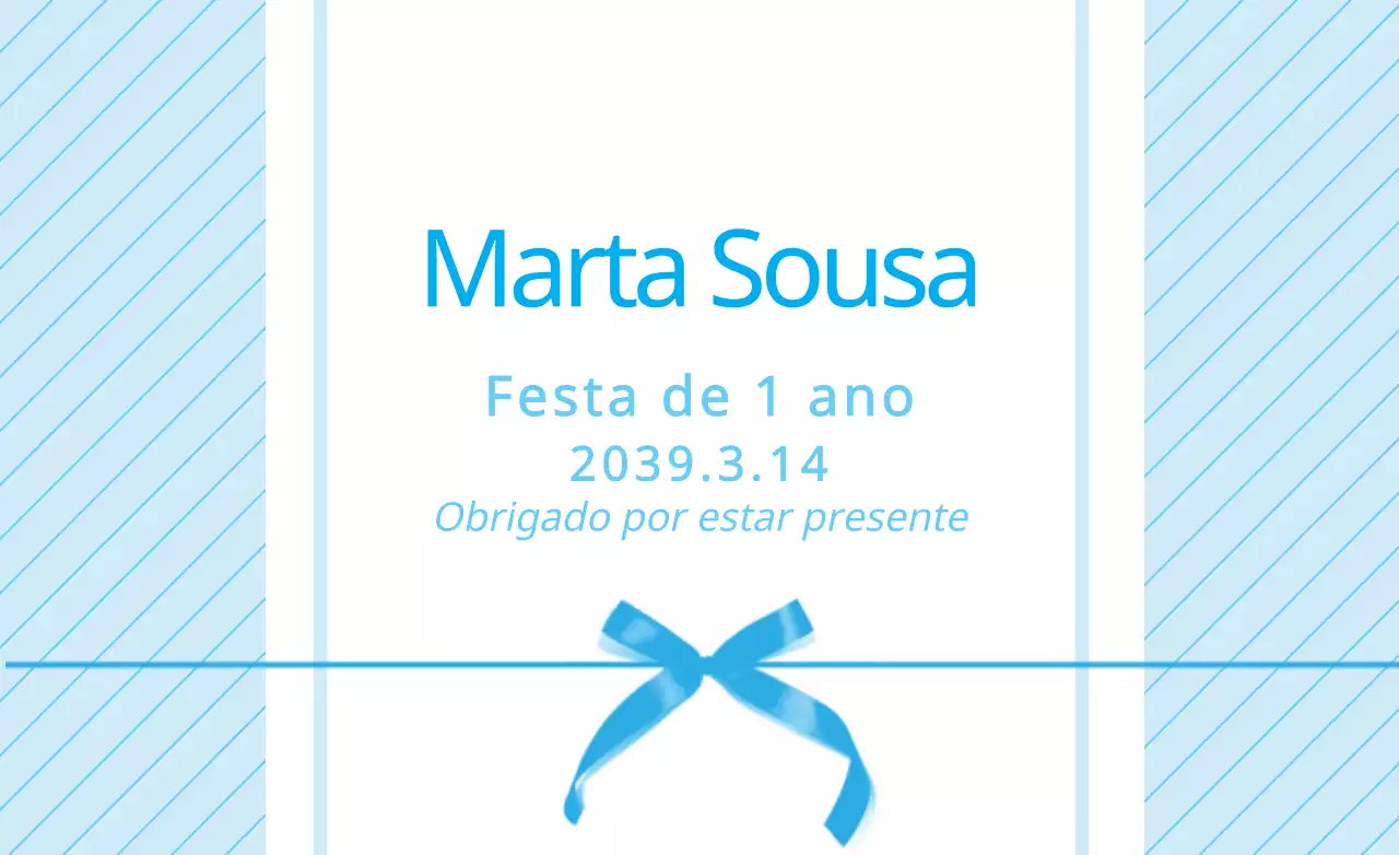 Festa do 1º aniversário