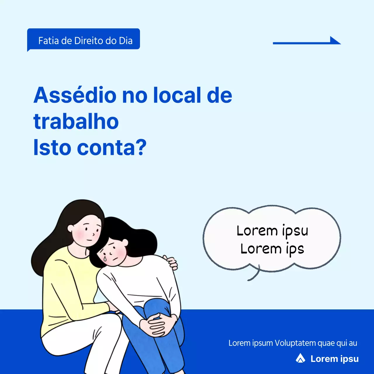 Azul, limpo, informações sobre a introdução de casos de direito do trabalho