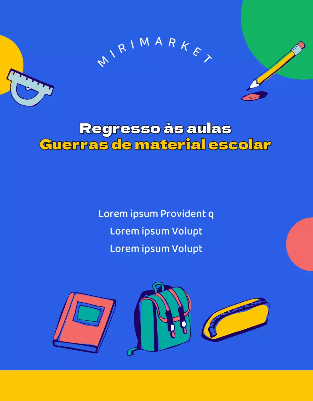 Um resumo colorido e ilustrado das compras de regresso às aulas, antes do mercado, dos nossos artigos favoritos para o regresso às aulas.