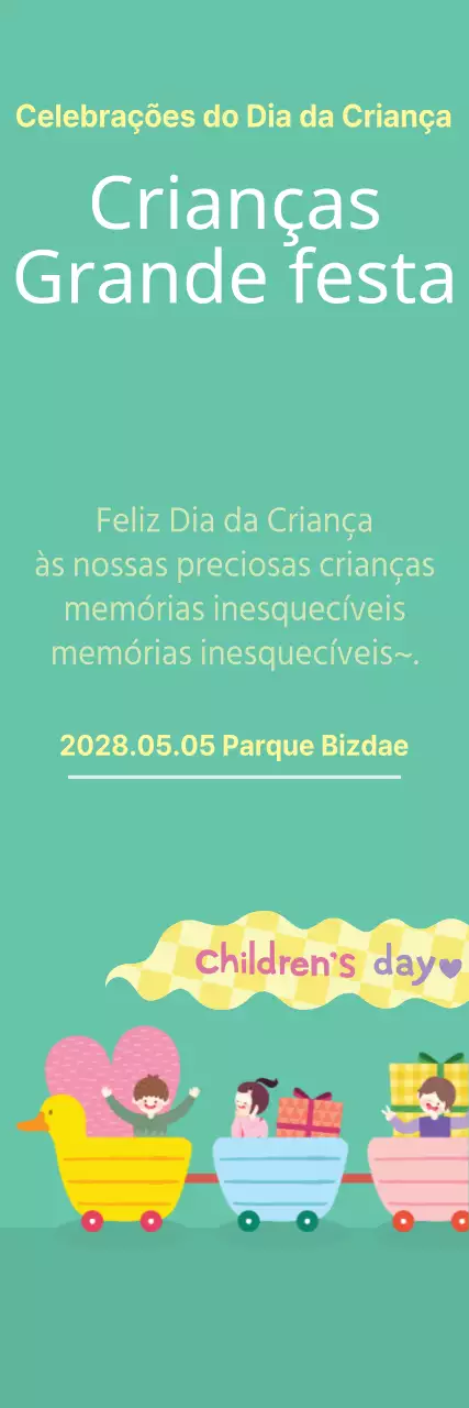 A grande festa das crianças
