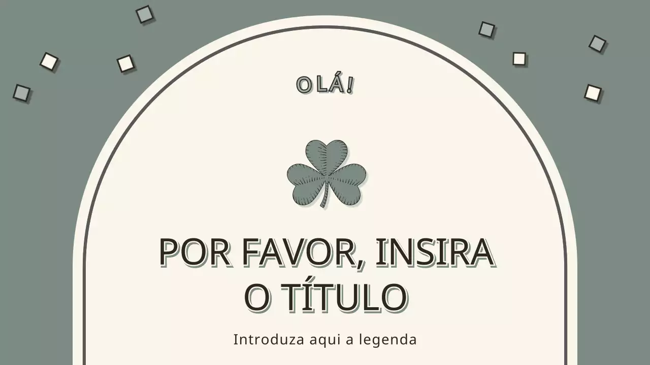 Apresentação vintage em caqui e creme