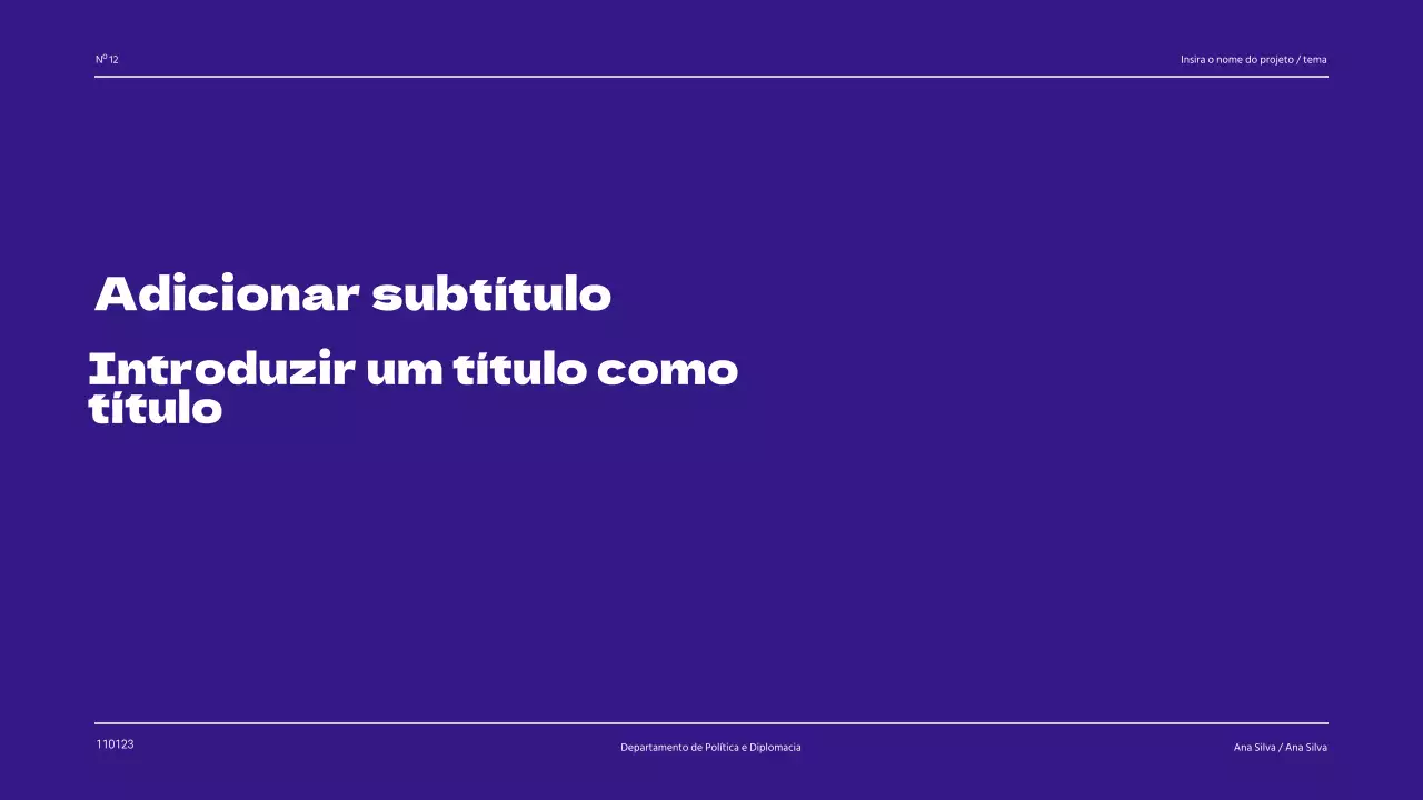 Apresentações guiadas