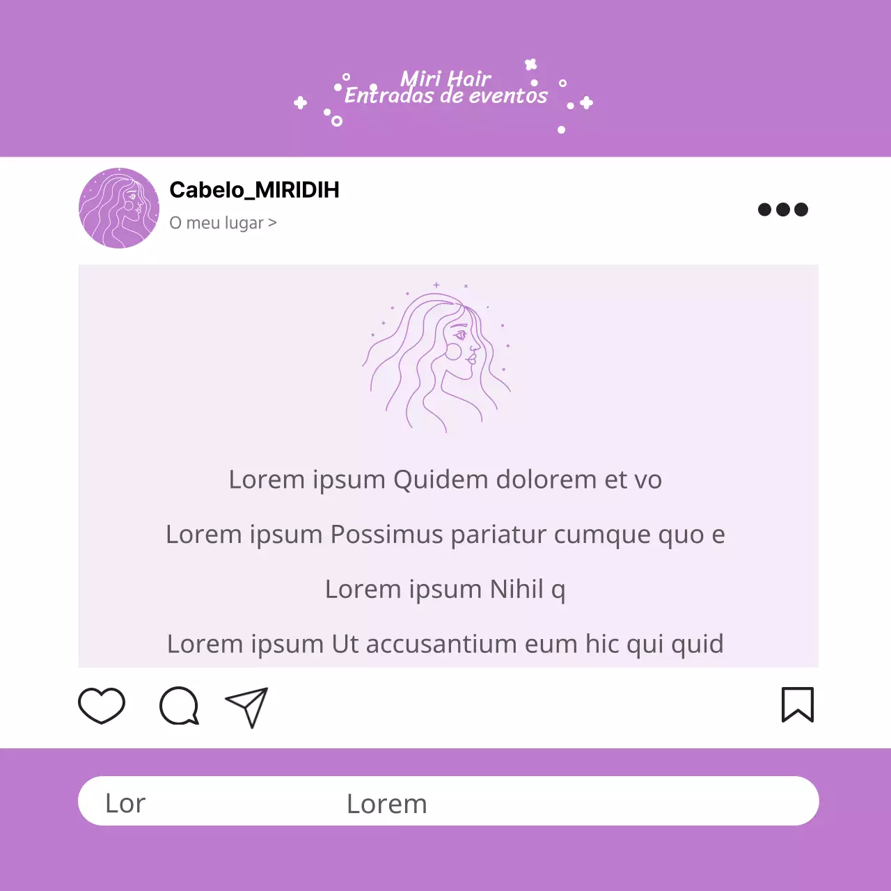 Roxo Instagram Cupão bonito Salão de beleza Mochi Memoji