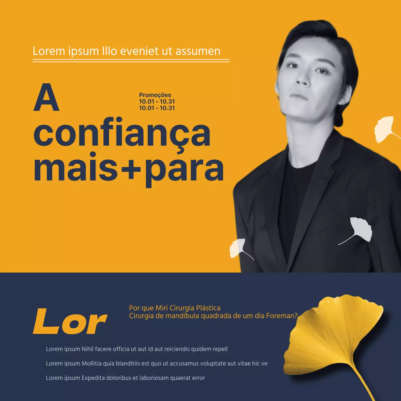 Eventos de modelação masculina