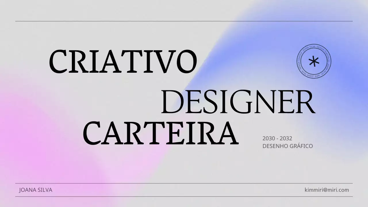 Uma carteira moderna em rosa e azul
