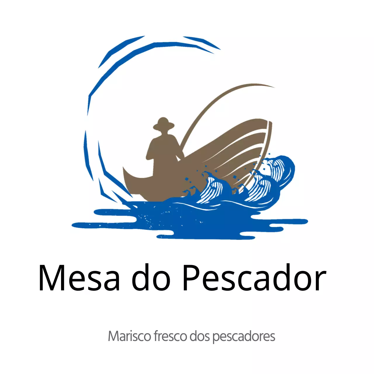 Mesa de pescador de marisco