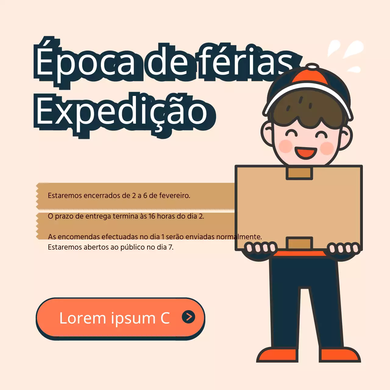 Expedição de férias