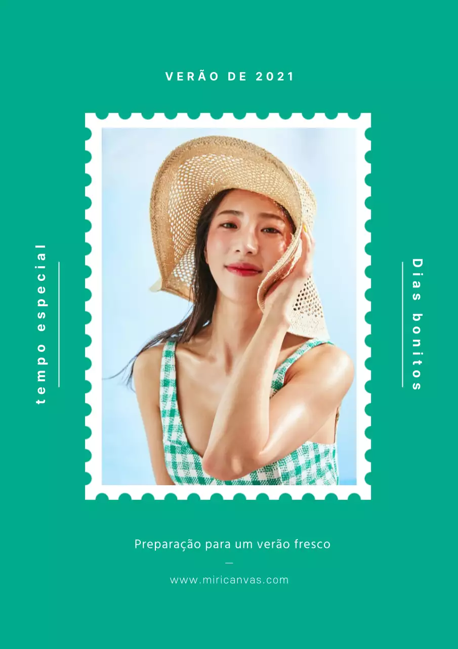 verão verde Moda feminina Sessão fotográfica Promoção especial de verão