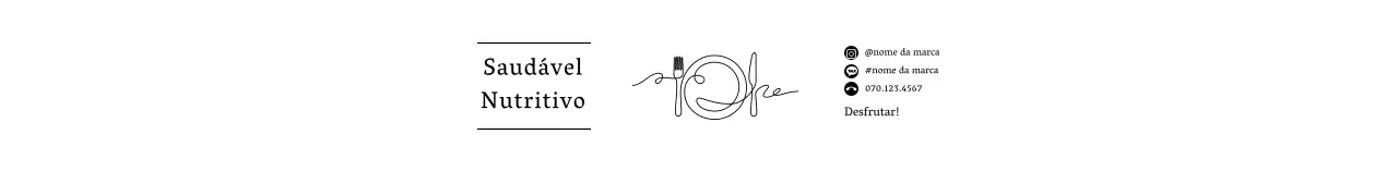 Lancheira com ícone simples branco