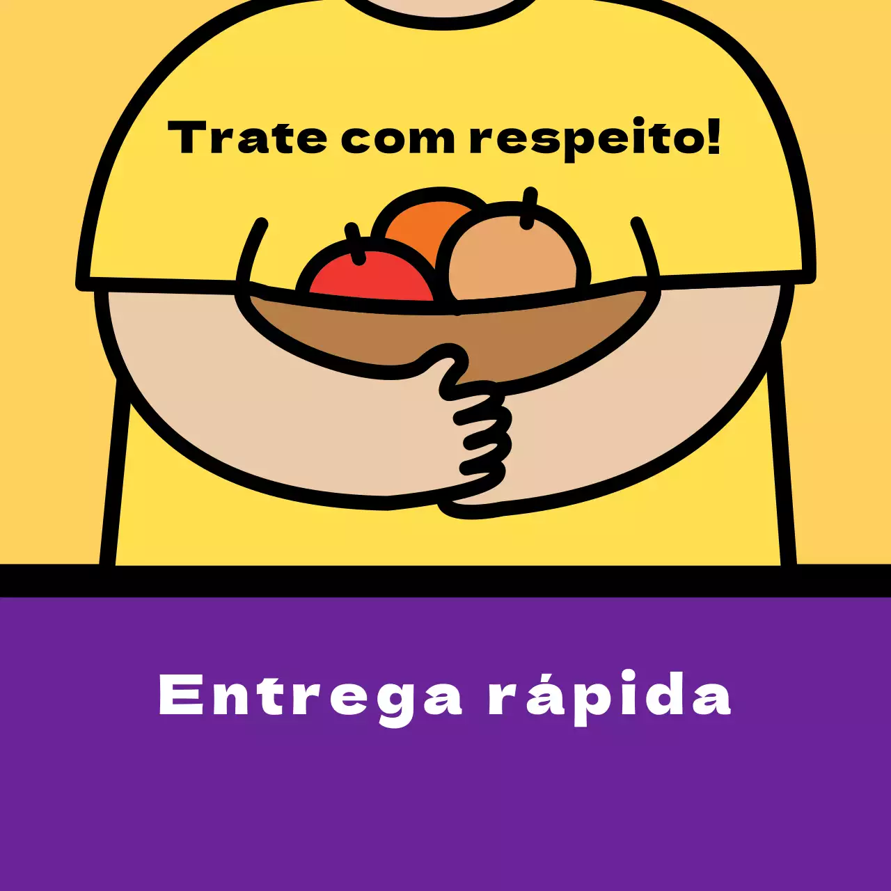 Autocolante quadrado de expedição