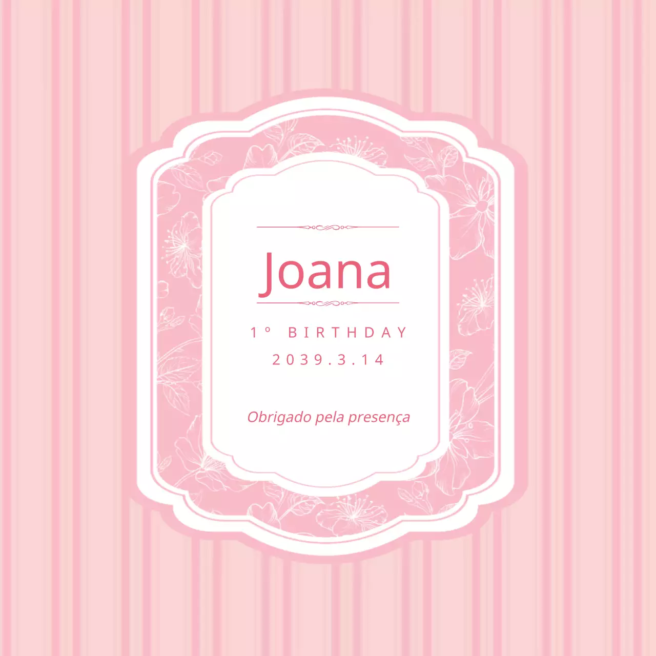 Primeiro aniversário