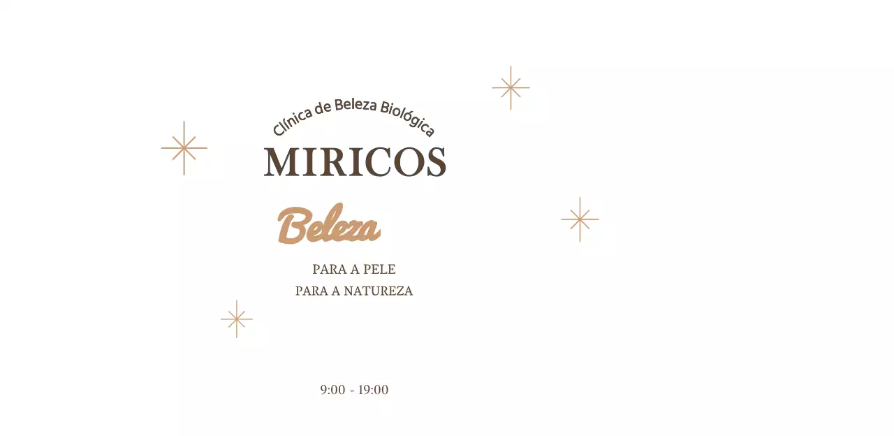 Clínica de estética luxuosa e luminosa em bege e dourado