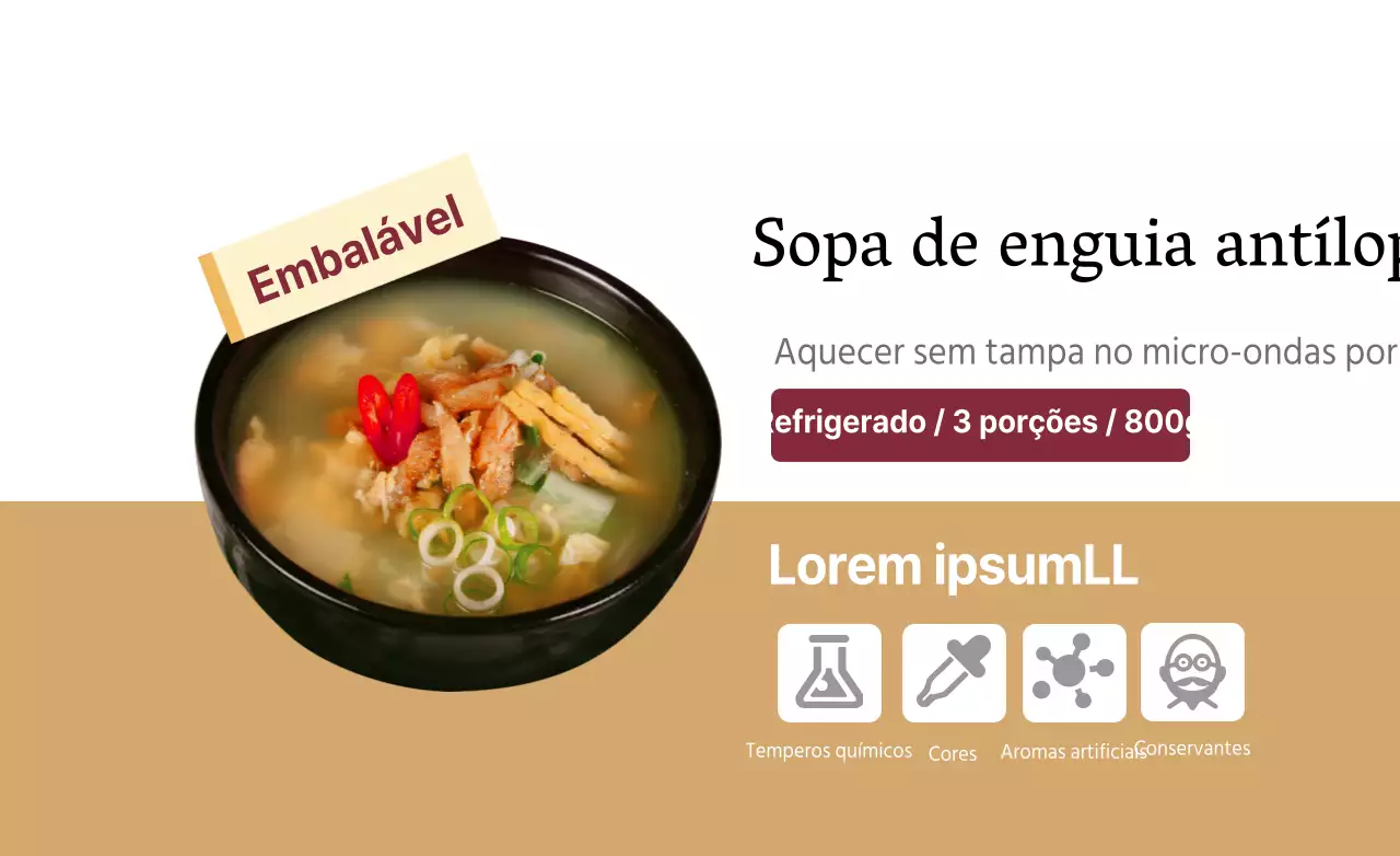 Sopa de enguia antílope