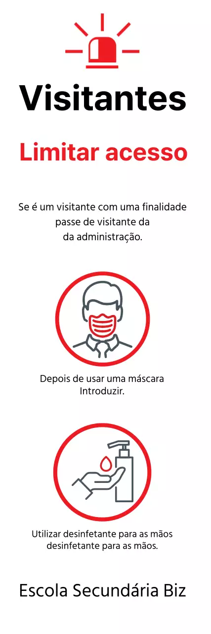 Sinais simples vermelhos e brancos de restrição de entrada de pessoas no exterior