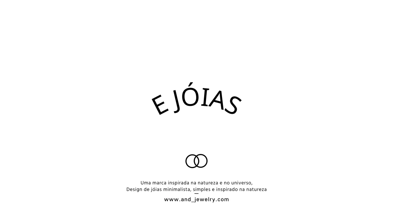 Para uma joalharia com um ícone de anel com um design simples e elegante em preto
