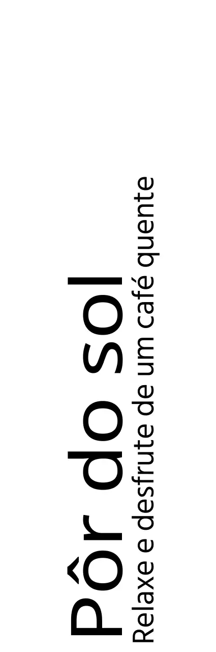 Mercadoria com texto simples em inglês, a preto, e uma ilustração simples de um raio de sol