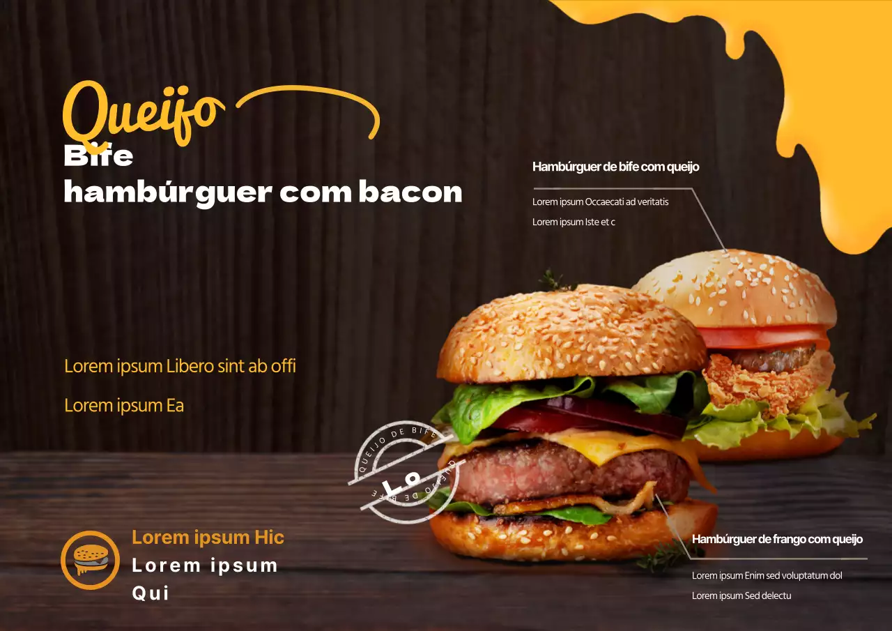 Promova o seu hambúrguer