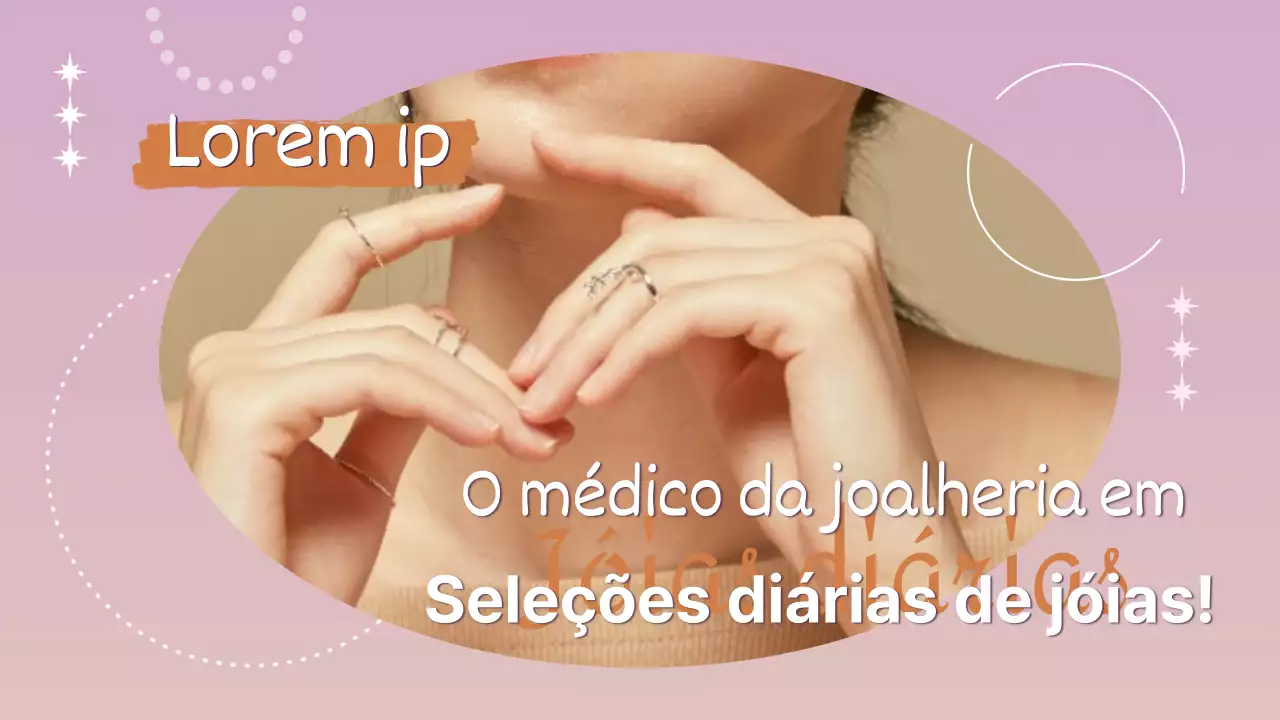 Miniaturas YouTube de joalharia