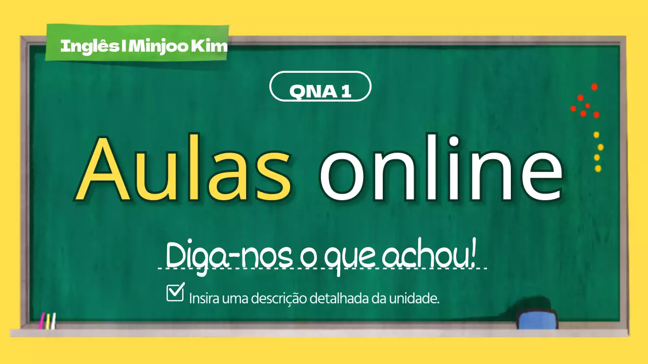 Aulas em linha